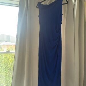 Elegant Blue Maxi Dress